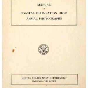 1966 Manual Coastal Delineation From Aerial Photographs 1st Edition USN WHBS